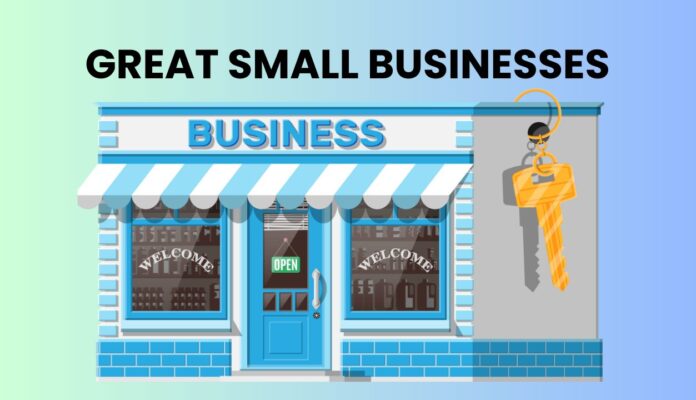 Great small businesses to start